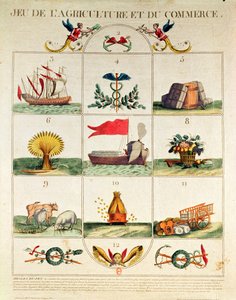 Gra w rolnictwo i handel, koniec XVIII wieku autorstwa French School