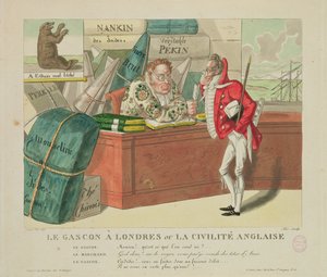 Gaskon w Londynie, czyli angielska uprzejmość, 1806 r. autorstwa French School