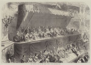 The Imperial Box w Grand Opera w Paryżu autorstwa French School