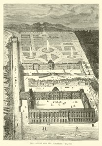 Luwr i Tuileries autorstwa French School