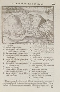 Góra Oliwna, Jerozolima, z Itinerarium Hierosolymitanum, J. Cotovico, 1619 autorstwa French School