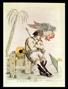 Nowy Robinson św. Heleny, 1815 autorstwa French School