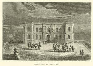 Obserwatorium Paryskie w 1671 r. (rycina) autorstwa French School