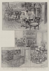 Królowa na południu Francji, widoki w hotelu Regina w Cimiez (lito) autorstwa French School