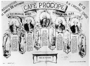 Ponowne otwarcie Cafe Procope, 1872