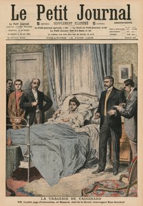 Tragedia Vaugirarda, przesłuchanie Marguerite Steinheil, ilustracja na okładce z „Le Petit Journal”, dodatek illustre, 14 czerwca 1908
