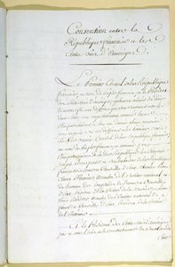 Traktat z Mortefontaine, 30 września 1800 r autorstwa French School