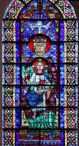 Dziewica i dziecko (w113) autorstwa French School