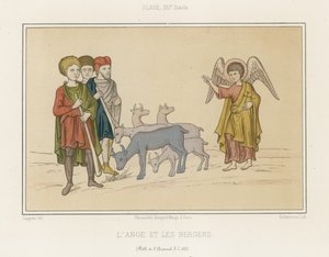 Anioł i pasterze autorstwa French School