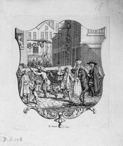 Zakłopotanie Paryża w XVII wieku autorstwa French School