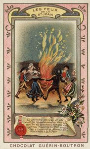 Ognie św Jana (chromolitho) autorstwa French School