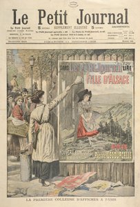 Pierwszy kobiecy plakat w Paryżu, z „Le Petit Journal”, 11 października 1906 r.