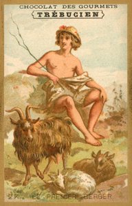 Pierwszy pasterz (chromolitho) autorstwa French School