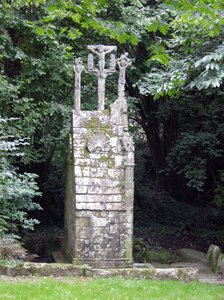 Fontanna Chapelle de La Trinite autorstwa French School