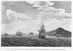 Fregaty La Perouse na wyspie Maui (rycina) autorstwa French School