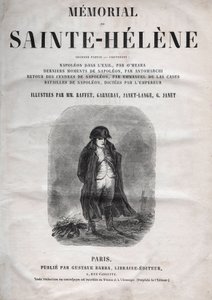 Pomnik św. Heleny hrabiego Emmanuela de Las Cases (1766-1842) (Święta Helena) - Napoleon a Sainte-Helene - wydanie z 1860 r. autorstwa French School