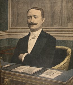 Nowy przewodniczący Izby Deputowanych: Paul Deschanel, ilustracja z Le Petit Journal: Supplement illustre, 26 czerwca 1898 autorstwa French School