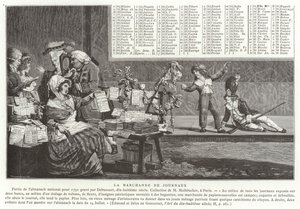 Sprzedawca gazet autorstwa French School