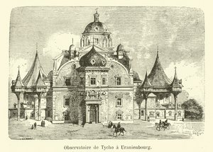 Obserwatorium Tycho Brahe w Uranienbourg (rycina) autorstwa French School