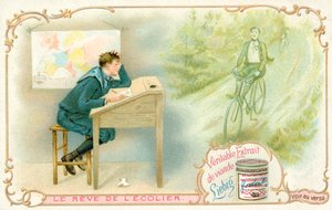 Sen ucznia (chromolitho) autorstwa French School
