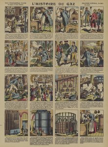 Historia gazu (kolor lito) autorstwa French School