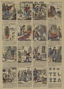 Historia żelaza (kolor lito) autorstwa French School