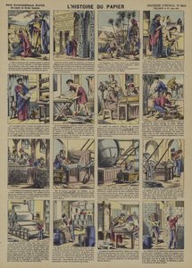 Historia papieru (kolor lito) autorstwa French School