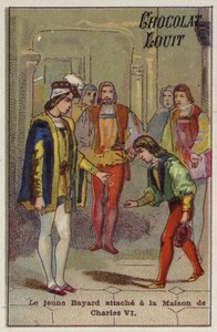Młody Bayard dołączony do domu Karola VI autorstwa French School