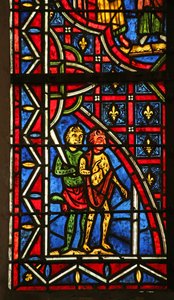 Teofil jest kuszony przez demony autorstwa French School