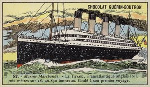 Titanic, brytyjski liniowiec transatlantycki autorstwa French School