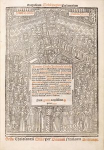 Strona tytułowa przedstawiająca Parlament Tuluzy, 1515 autorstwa French School