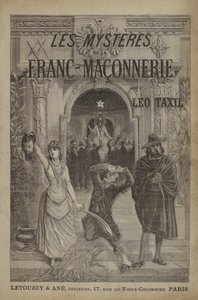 Ilustracja na stronie tytułowej „Tajemnice masonerii ujawnione” (rycina) autorstwa French School