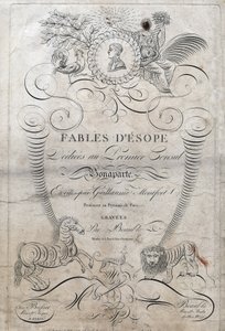 Strona tytułowa „” Fables d