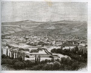 Tlemcen en agery w XIX wieku - rycina w „La France illustrée: geografia, historia, administracja statystyczna” V.A. Malt-Browna. 1884 autorstwa French School