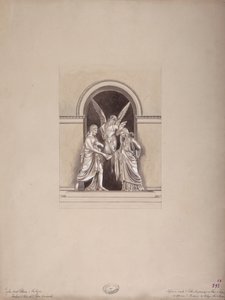 Grób Feliksa i Elisy Baciocchi, Bazylika San Petronio, Bolonia, ok. 1900-20 autorstwa French School