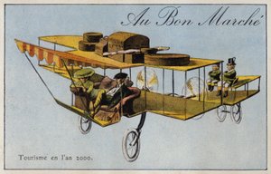 Turystyka w 2000 roku (chromolitho) autorstwa French School