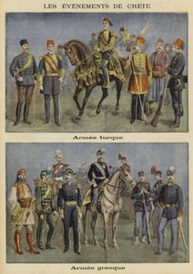 Armie tureckie i greckie autorstwa French School