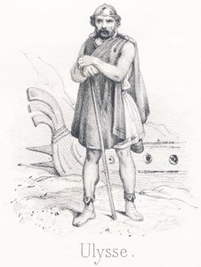 U Ulysses: syn Laerty i Anticlee, był królem wyspy Itaka autorstwa French School