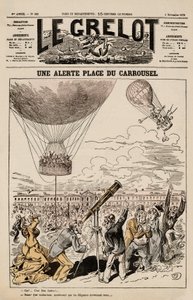An Alert, Place du Carrousel, z Le Grelot, 3 listopada autorstwa French School