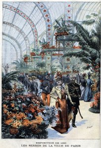 Powszechna wystawa Paryża w 1900 r.: szklarnie w Palais de l