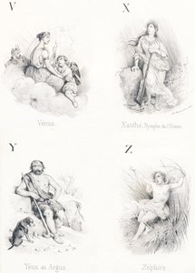 V X Y Z: Wenus, Ksanto, Oczy, Zefir autorstwa French School