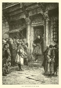Van Artevelde u jego drzwi autorstwa French School