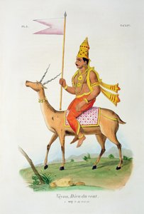 Vayu, ryty przez C. de Motte (1785-1836) autorstwa French School