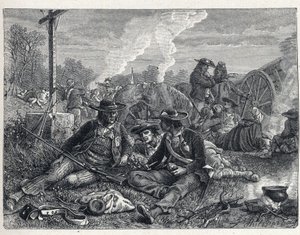 Wojny Wandei (1793-1796): obóz wandejskich rebeliantów. autorstwa French School