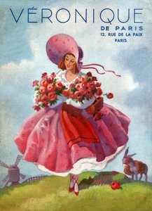 Sukienki Weroniki. (Ilustracja, ok. 1920) autorstwa French School