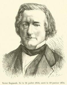 Victor Regnault, urodzony 21 lipca 1810, zmarł 19 stycznia 1878 autorstwa French School