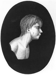 Victor of Aveyron, strona tytułowa De lEducation dun homme sauvage autorstwa J.E.Itarda autorstwa French School