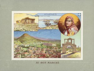 Widok na Ateny autorstwa French School