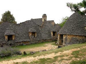 Widok na Cabanes de Breuil autorstwa French School