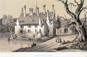 Widok na zamek Chateau de la Belliere (Cote d